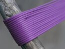 2mm Baumwollschnur gewachst lila