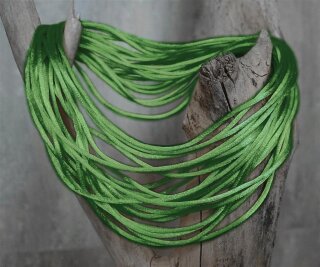 Stoffband glänzend smaragdgrün