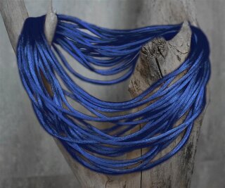Stoffband glänzend royalblau