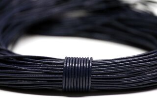 1,5mm Lederband, violett, rund