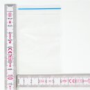 Druckverschlussbeutel, 60 x 80 mm, 50 µm, transparent