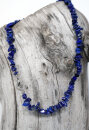 Edelsteinkette Lapis Lazuli mit Karabinerverschluss, ca....