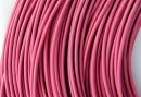 Antilopenlederband, 2,5mm, rosa, rund, 100m Bund