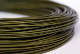 1,5mm Antilopenlederband, olivgrün, rund